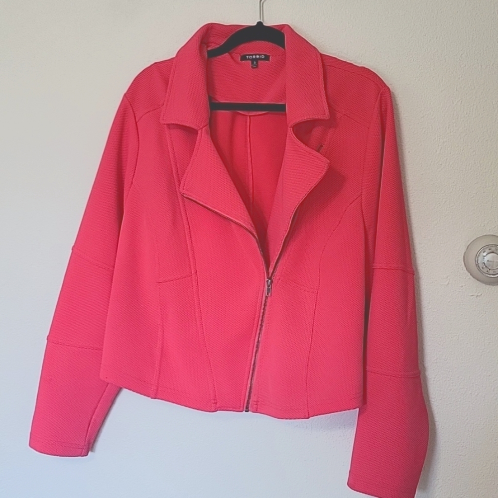 Coral Torrid Jacket